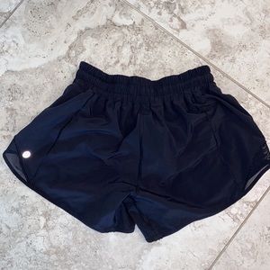 black Lululemon shorts